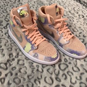 Nike air Jordan's pink camouflage